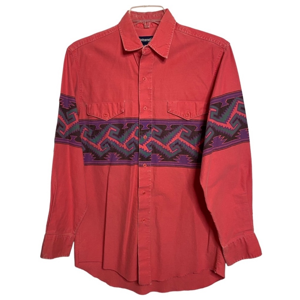 WRANGLER Vintage Brushpopper Cowboy Shirt